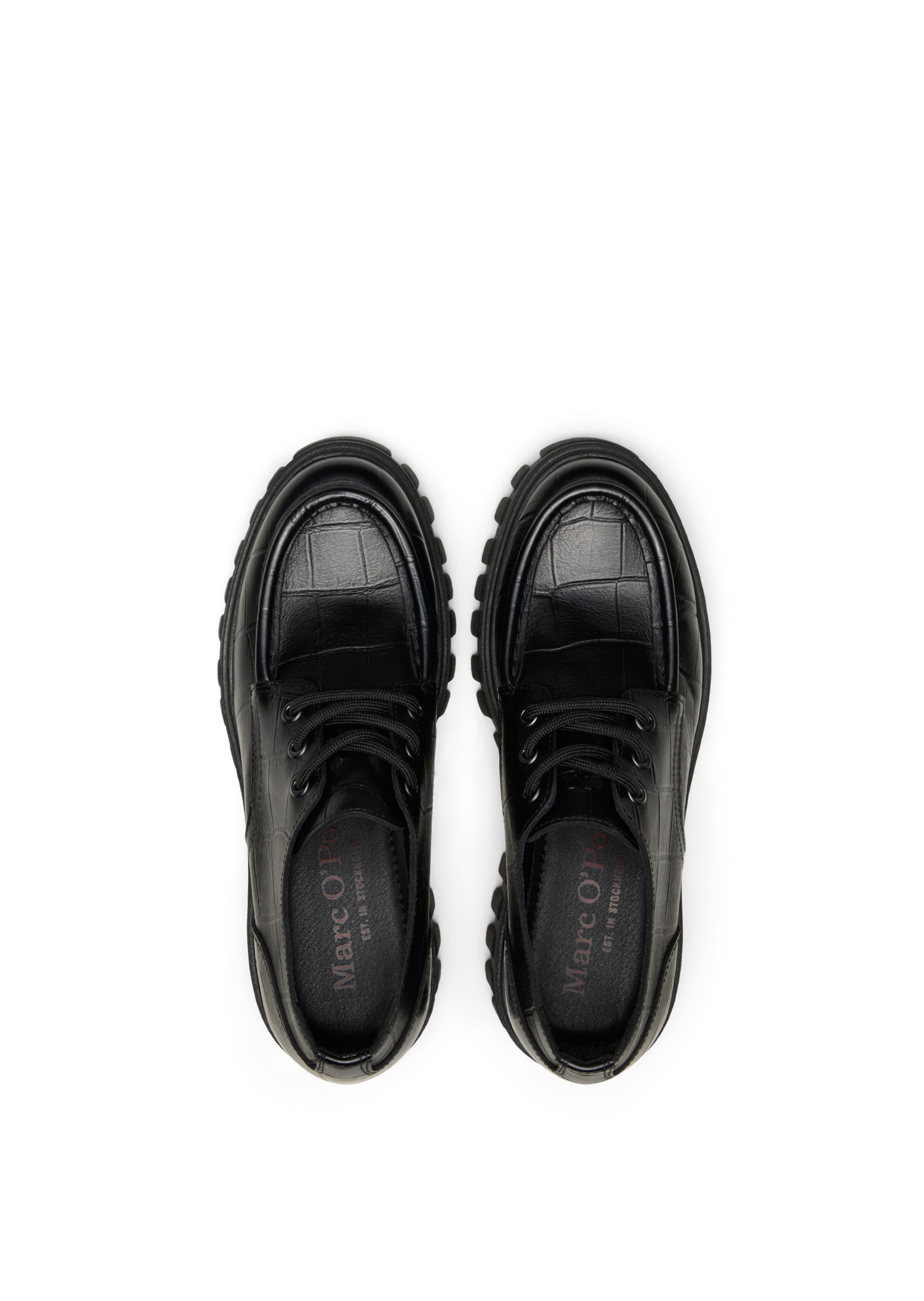 Marc O'Polo Schnürschuh 'Vala ' in Schwarz