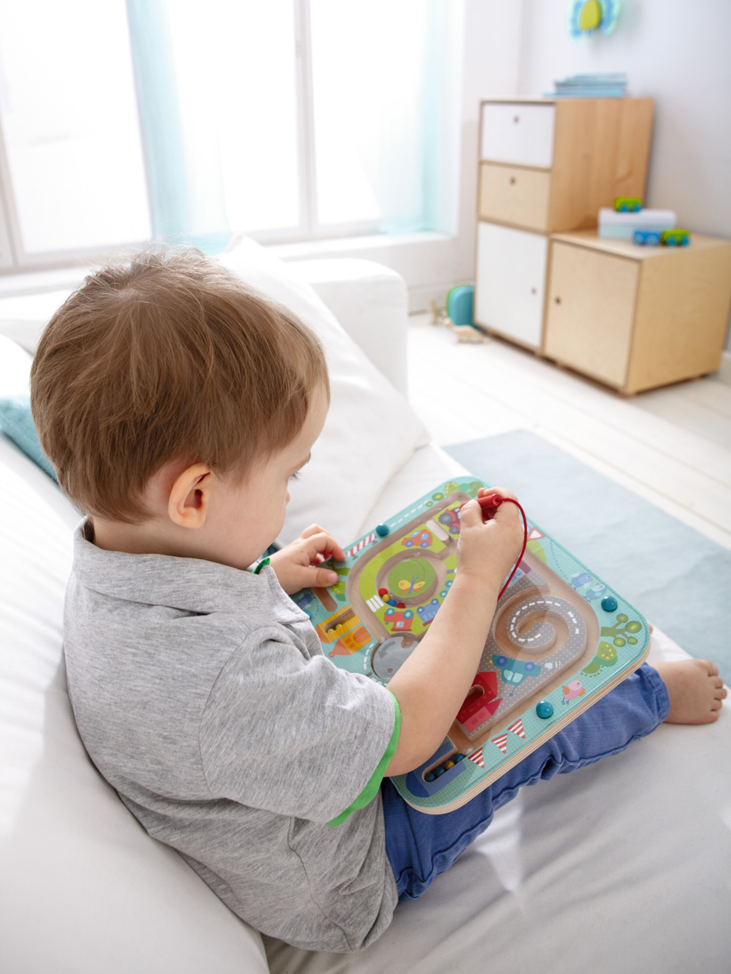 HABA Spiel ' Magnetspiel Stadtlabyrinth ' in Mischfarben