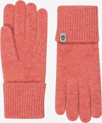 Mezzoguanti 'SNOW TIME' di Roeckl in arancione: frontale