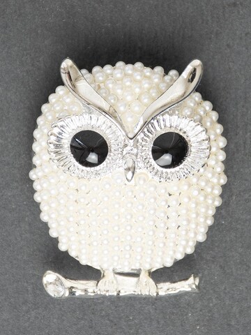 MayTree Brooch 'Eule' in White