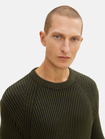 TOM TAILOR Pullover in Grün
