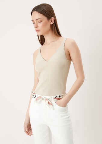 s.Oliver BLACK LABEL Top in Gelb: Vorderseite