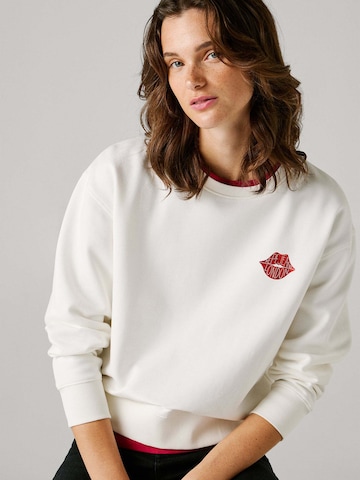 Pepe Jeans - Sudadera 'Letha' en blanco