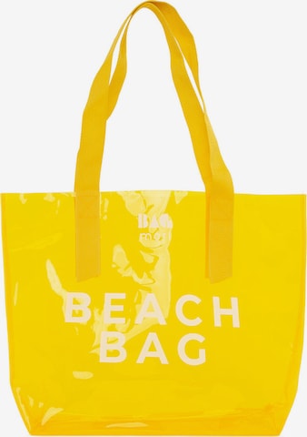BagMori Beach Bag in Yellow: front