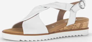 GABOR Sandals in White: front