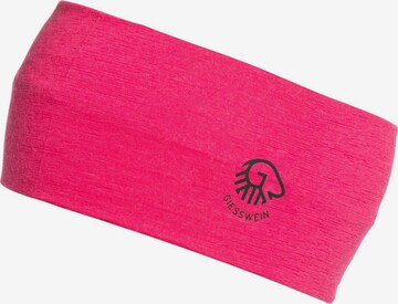 GIESSWEIN Headband 'Brentenjoch' in Pink: front