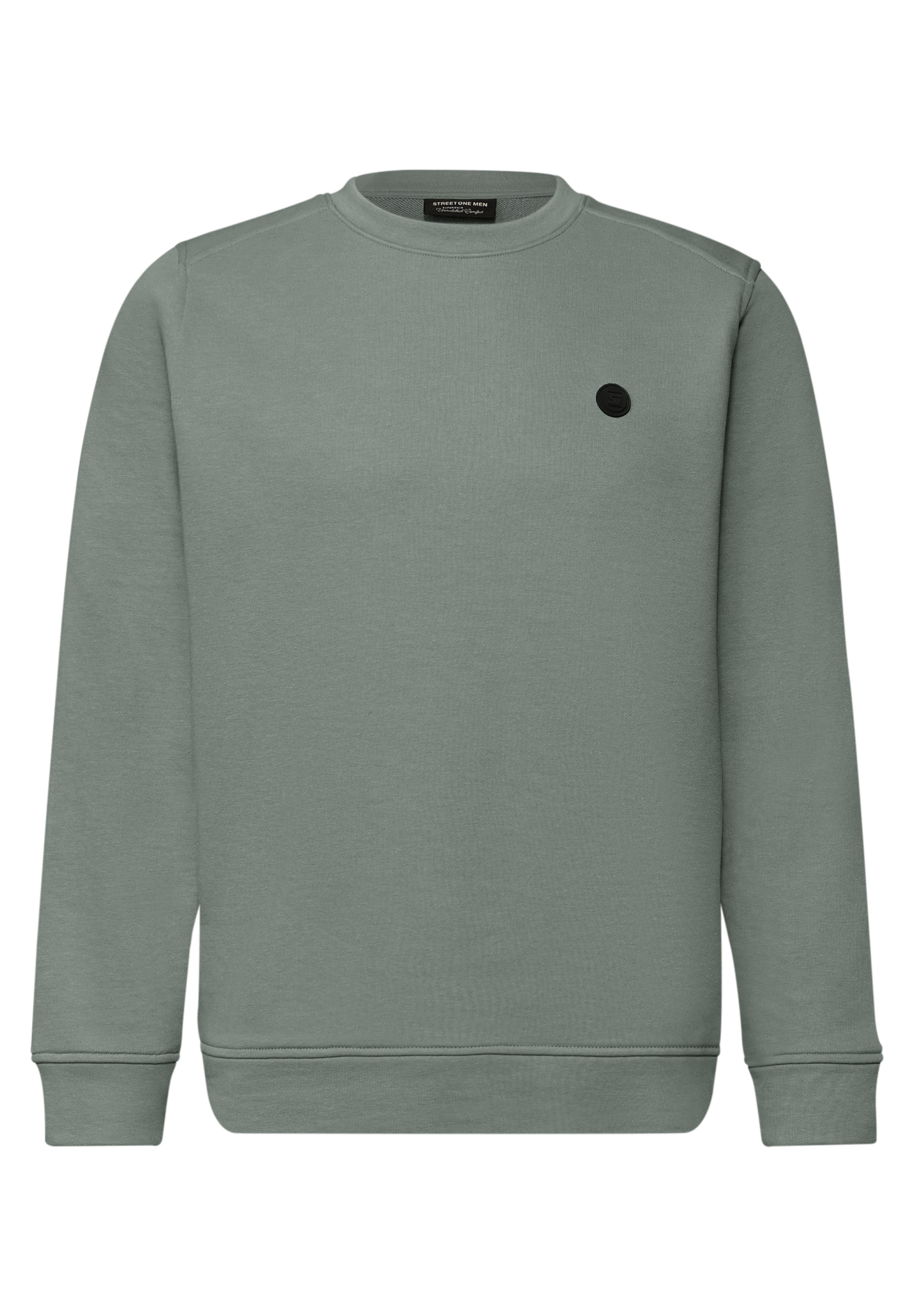Street One MEN Sweatshirt in Green: front