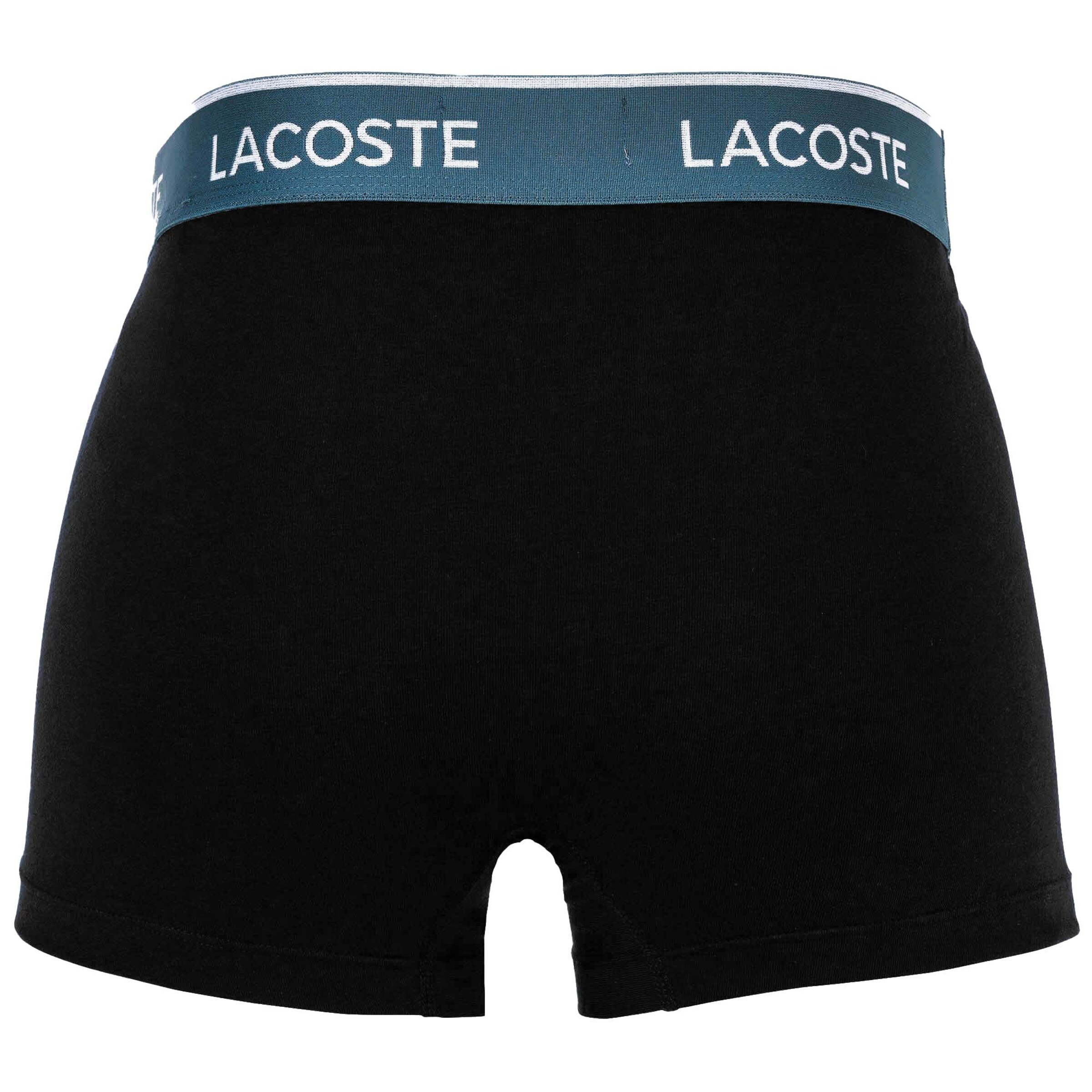 LACOSTE - Calzoncillo boxer en negro