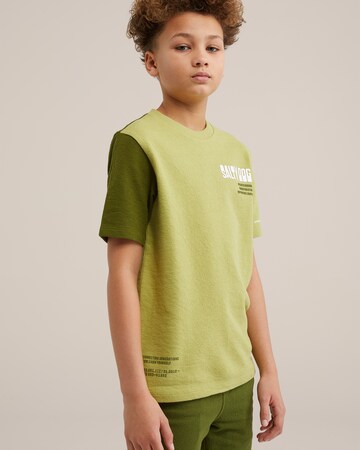 WE Fashion T-Shirt in Grün: Vorderseite