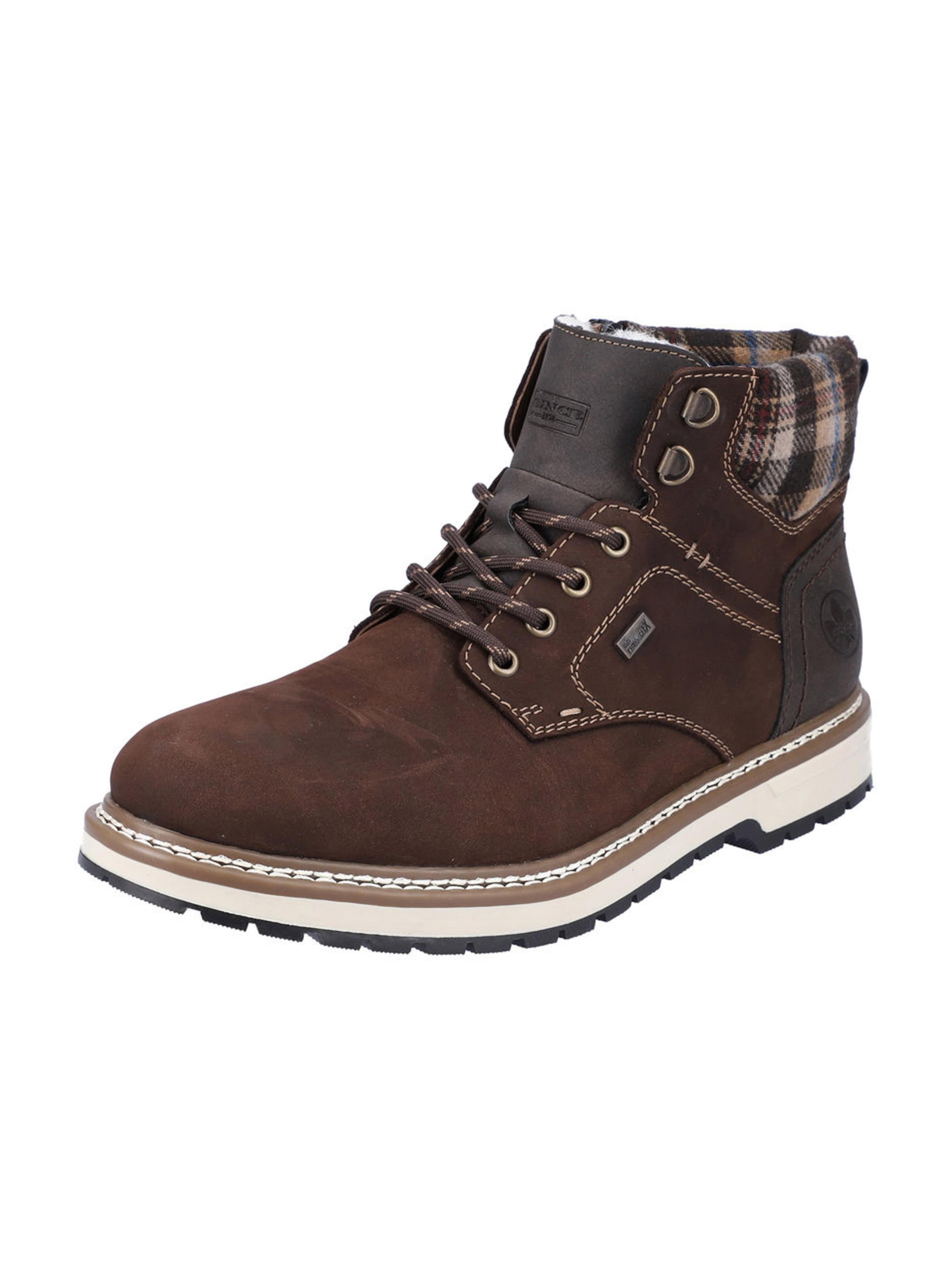 Bottines à lacets Rieker en marron : devant
