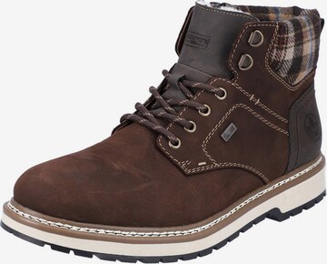 Rieker Lace-Up Boots in Brown: front