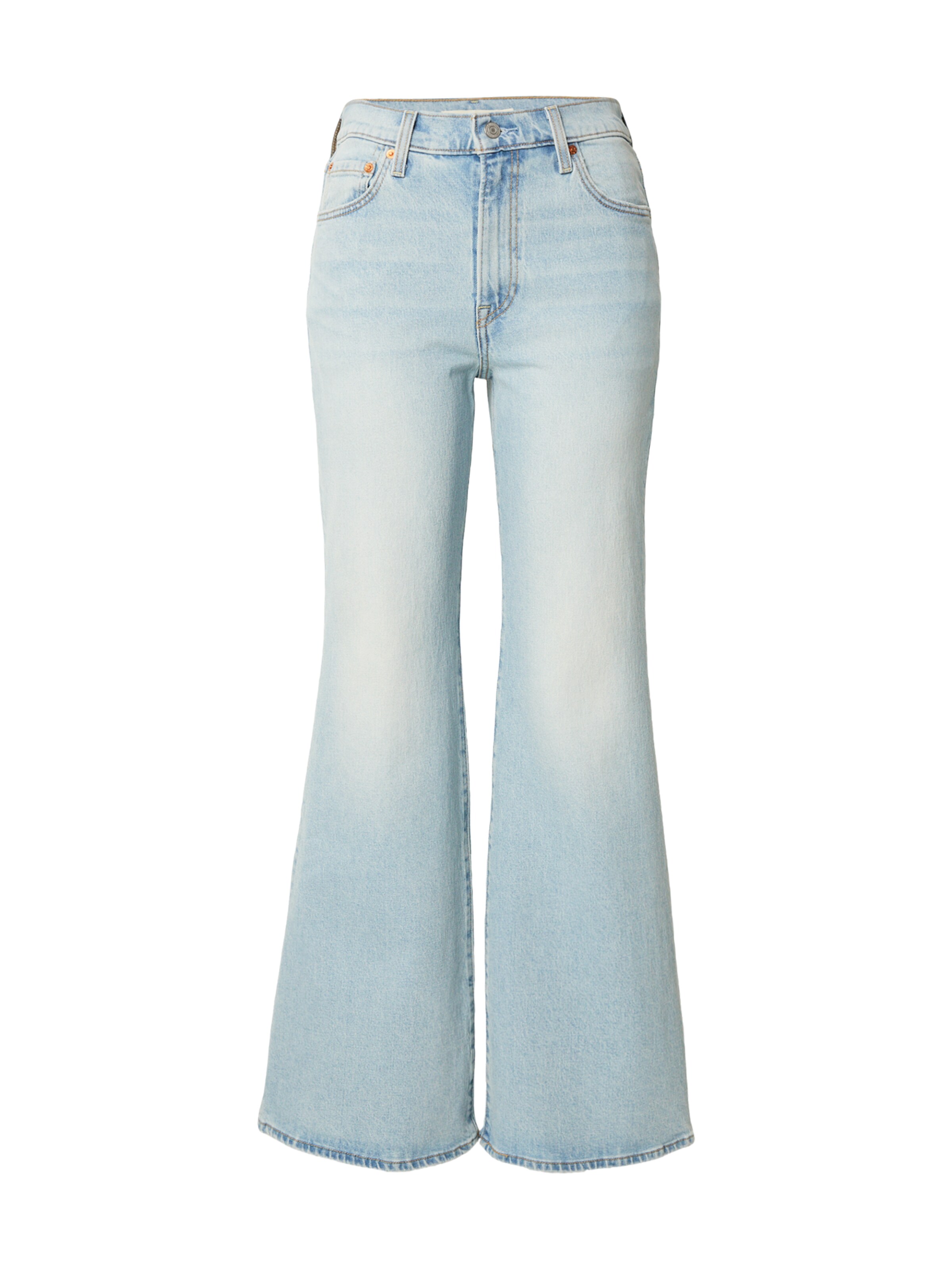 LEVI'S ® Džínsy 'RIBCAGE FLARE' - Modrá: predná strana