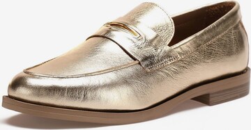 INUOVO Classic Flats in Gold: front