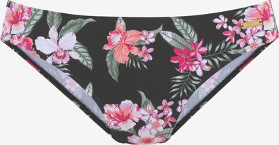 LASCANA Bas de bikini en émeraude / rose / rose / noir, Vue avec produit