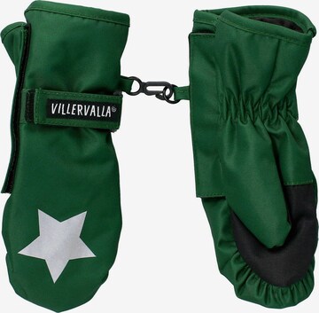 Villervalla Gloves in Green: front
