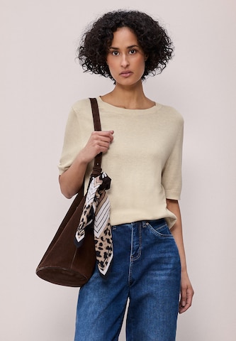 STREET ONE Pullover in Beige: Vorderseite