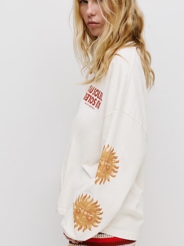 Pull&Bear Tričko - Béžová: predná strana
