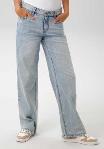 Aniston CASUAL Wide leg Jeans in Blue: front