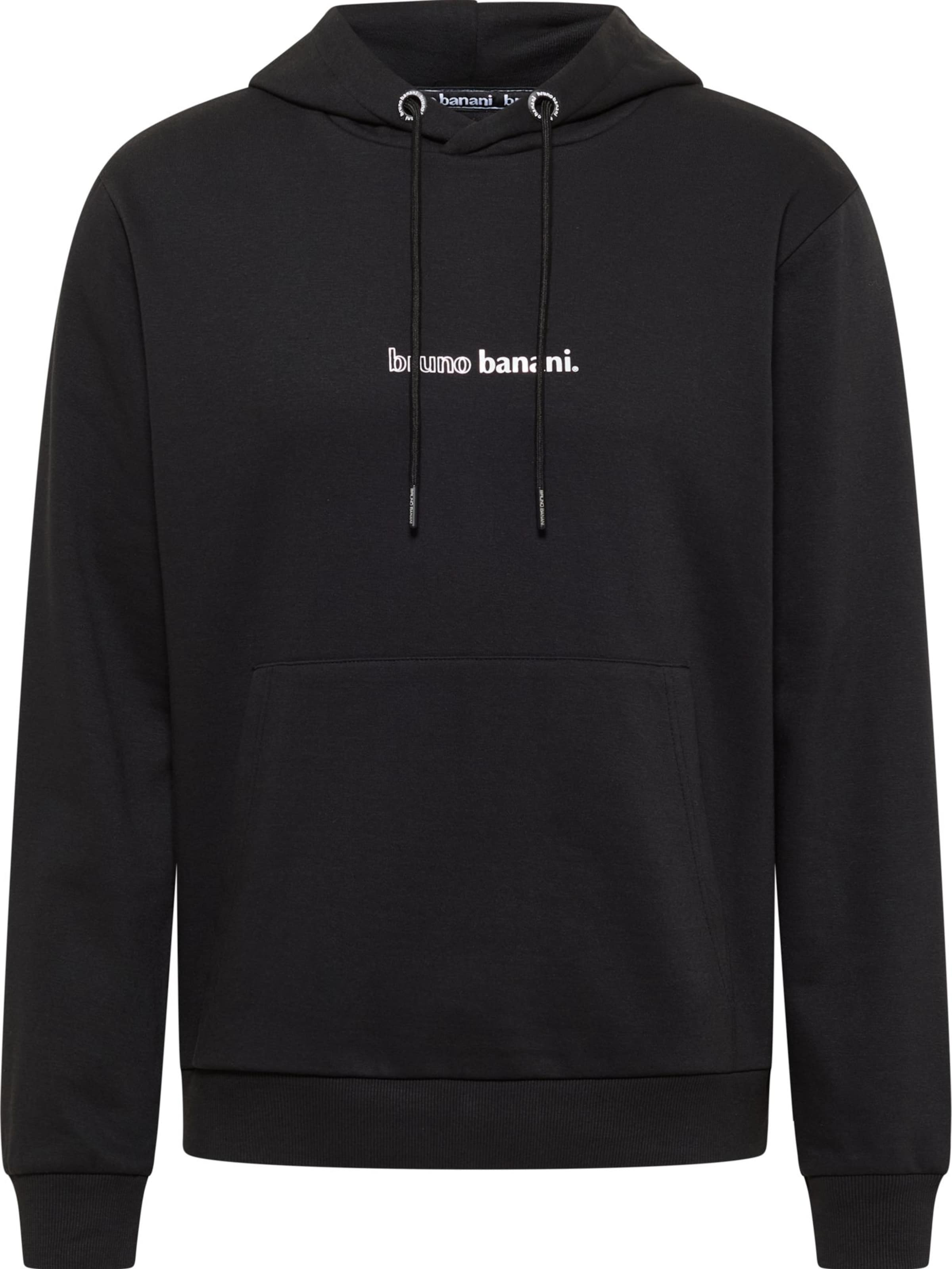 Veste de survêtement ' Gamble ' Bruno Banani en noir : devant