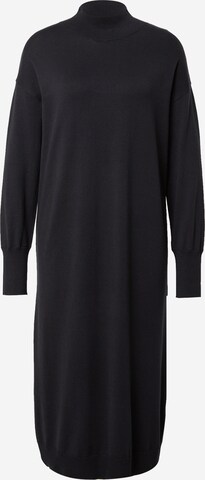 ESPRIT Gebreide jurk 'Core' in Zwart: voorkant
