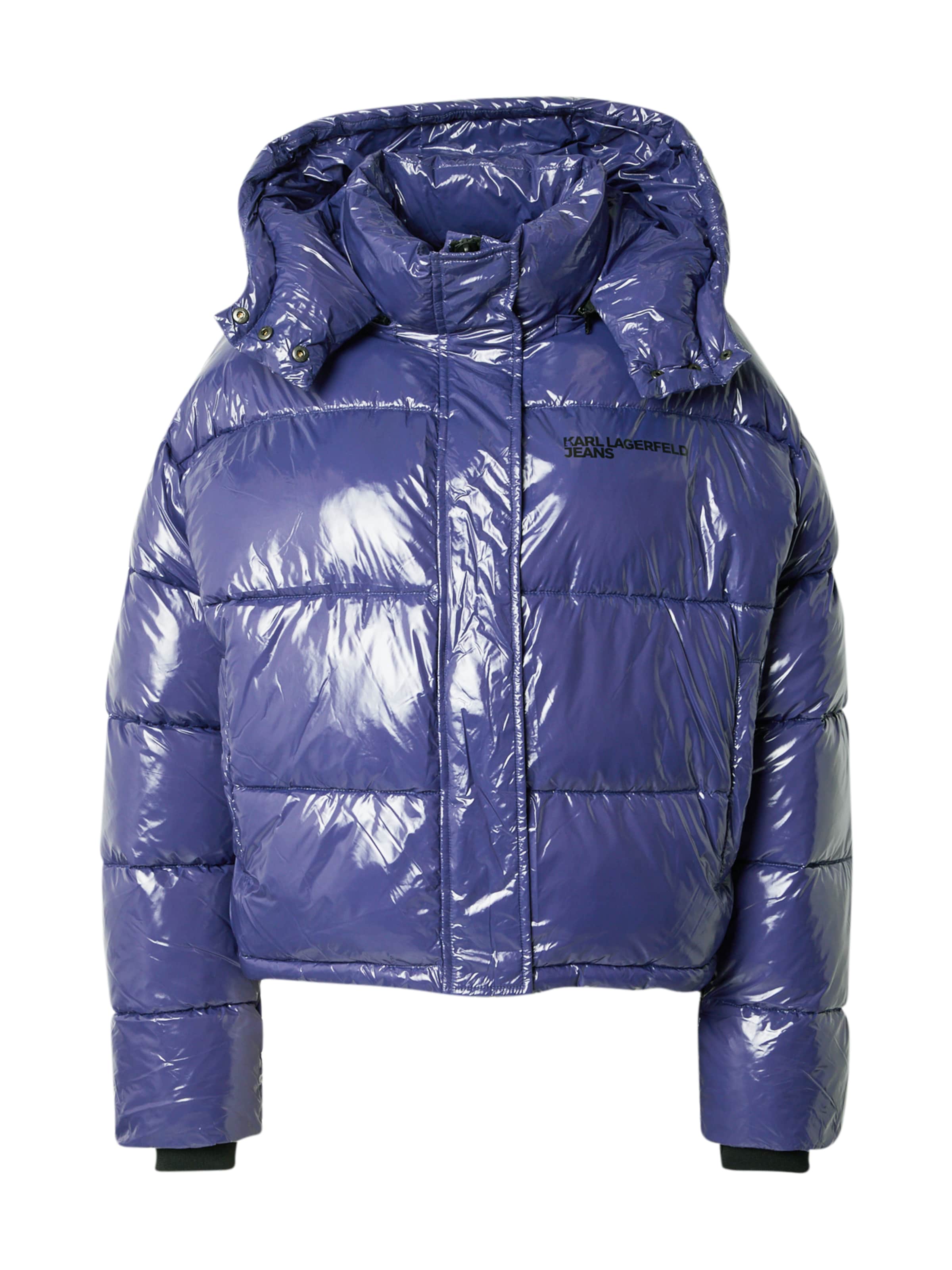 KARL LAGERFELD JEANS Winter jacket in Blue: front