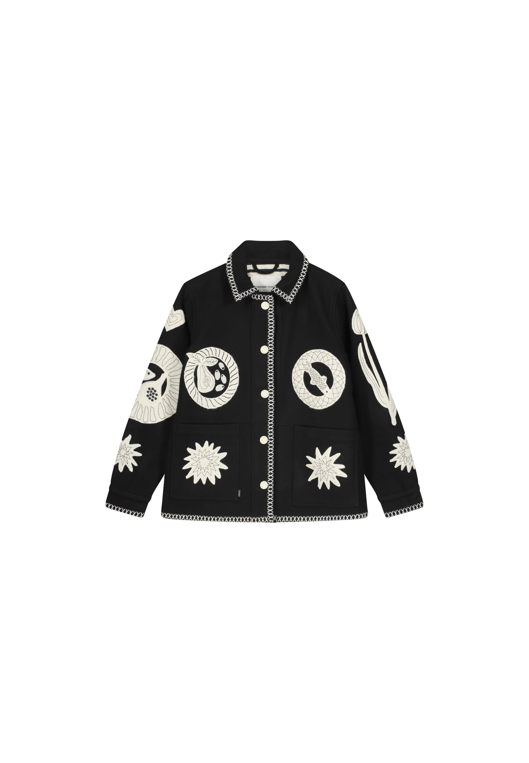 Fabienne Chapot Between-season jacket in Black: front