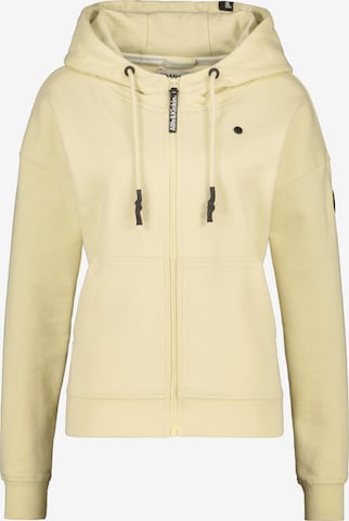 Alife and Kickin Sweat jacket 'Twiggy' in Yellow: front