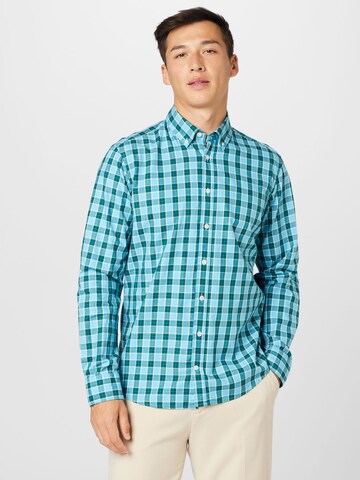 SEIDENSTICKER Regular fit Button Up Shirt in Blue: front