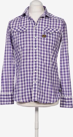 G-Star RAW Button Up Shirt in L in Purple: front