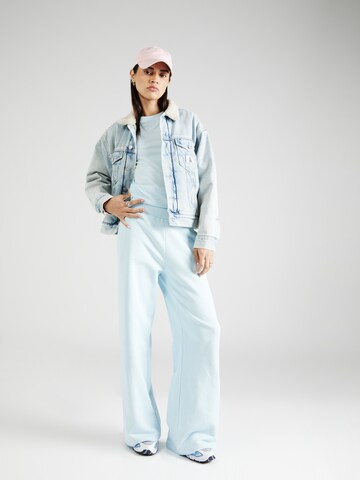 Calvin Klein Jeans Wide leg Παντελόνι σε μπλε