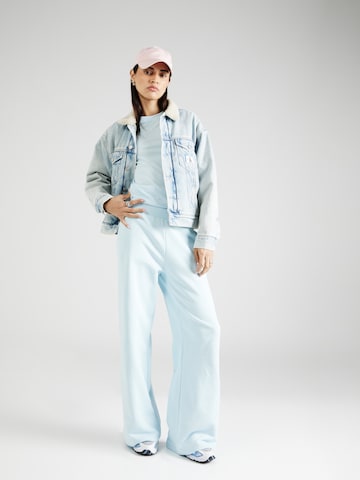 Wide leg Pantaloni di Calvin Klein Jeans in blu