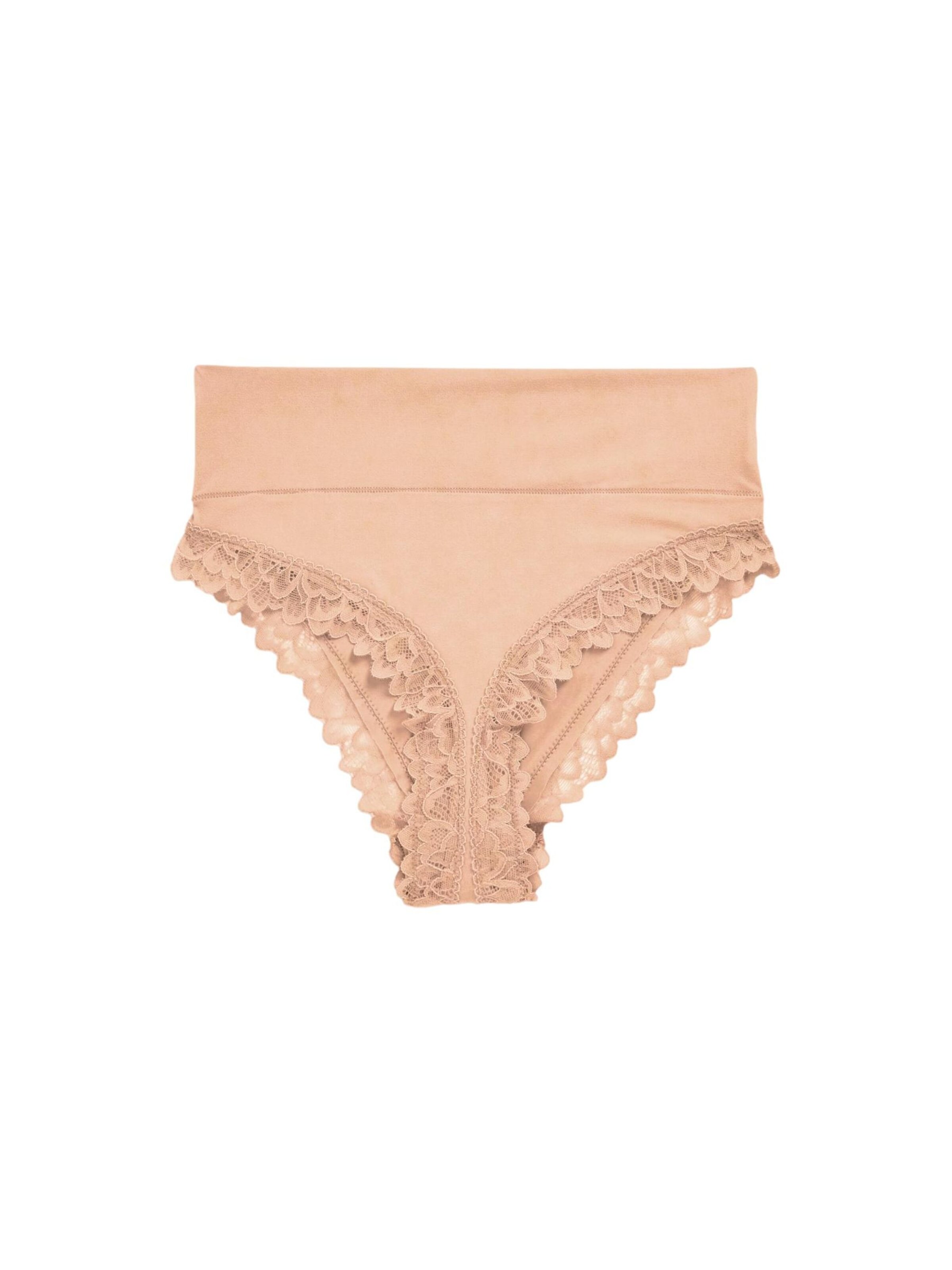 Next Slip i beige: forside