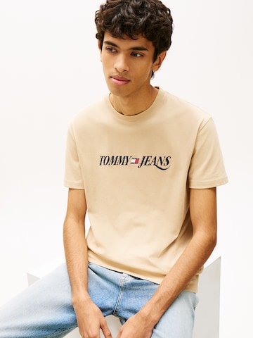 Tommy Jeans Majica 'VINTAGE' | bež barva