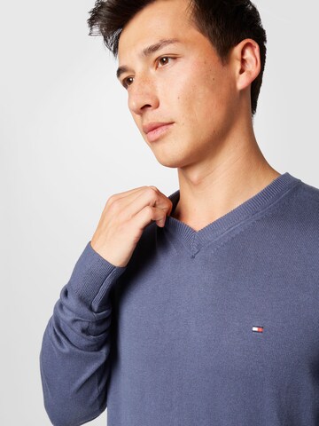 TOMMY HILFIGER Pullover in Blau