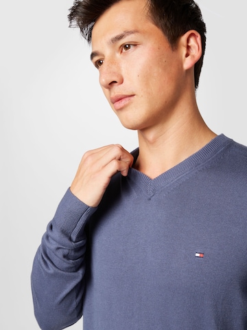 TOMMY HILFIGER Pullover in Blau