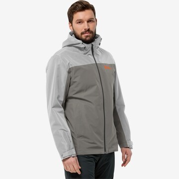 JACK WOLFSKIN Outdoor jacket 'Taubenberg' in Grey