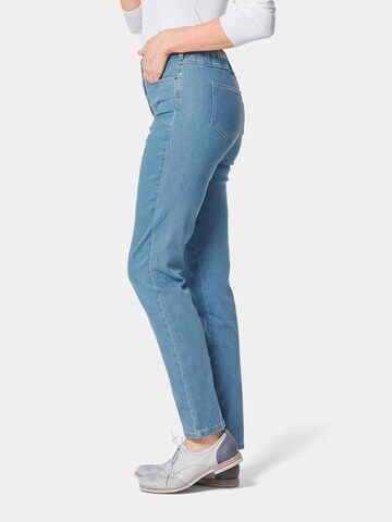 Coupe slim Jean Goldner en bleu