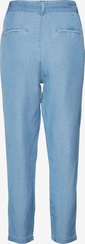 VERO MODA Tapered Pleat-Front Pants 'MIA' in Blue