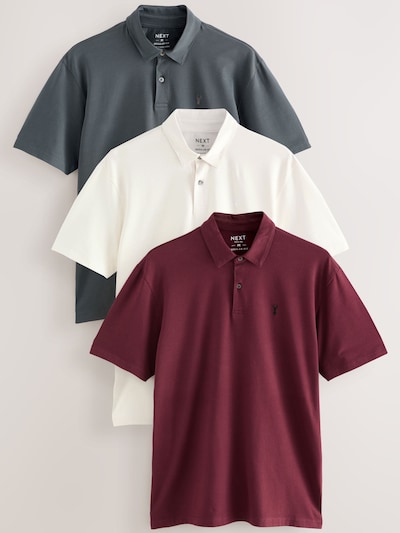 Next Camisa em cinzento / vermelho escuro / branco, Vista do artigo
