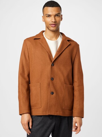 BOSS Black Regular fit Blazer 'Carper' in Brown: front