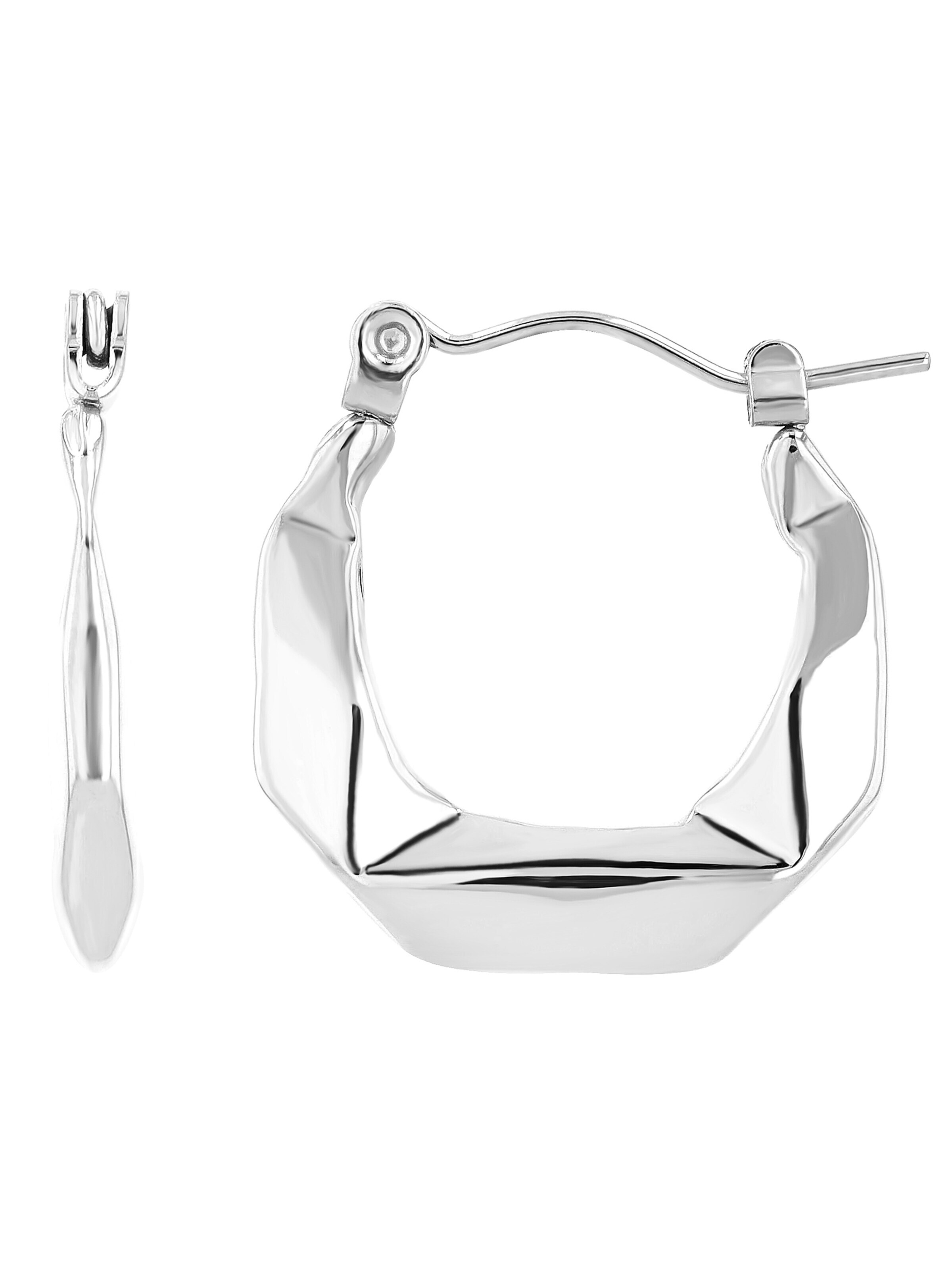Akzent Earrings 'wasserfest' in Silver