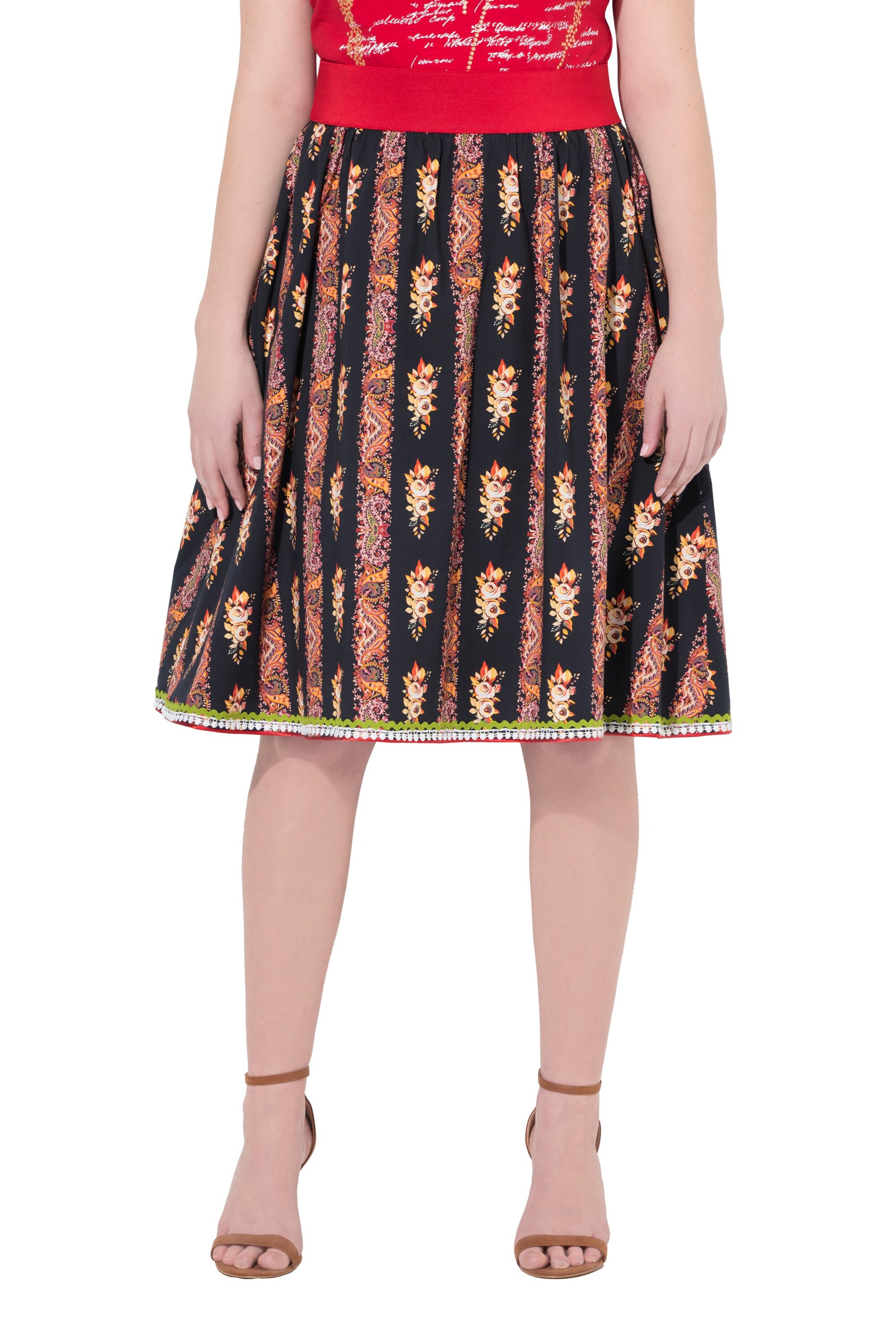 Ulla Popken Skirt in Black: front