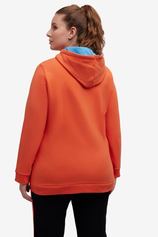 Ulla Popken Sweatshirt in Oranje