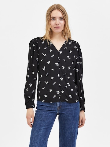 SELECTED FEMME Blouse 'Walda' in Zwart: voorkant