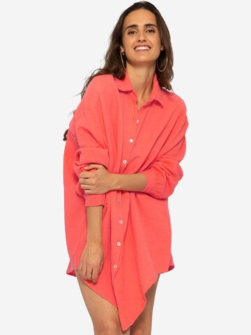 SASSYCLASSY Bluse in Rot: Vorderseite