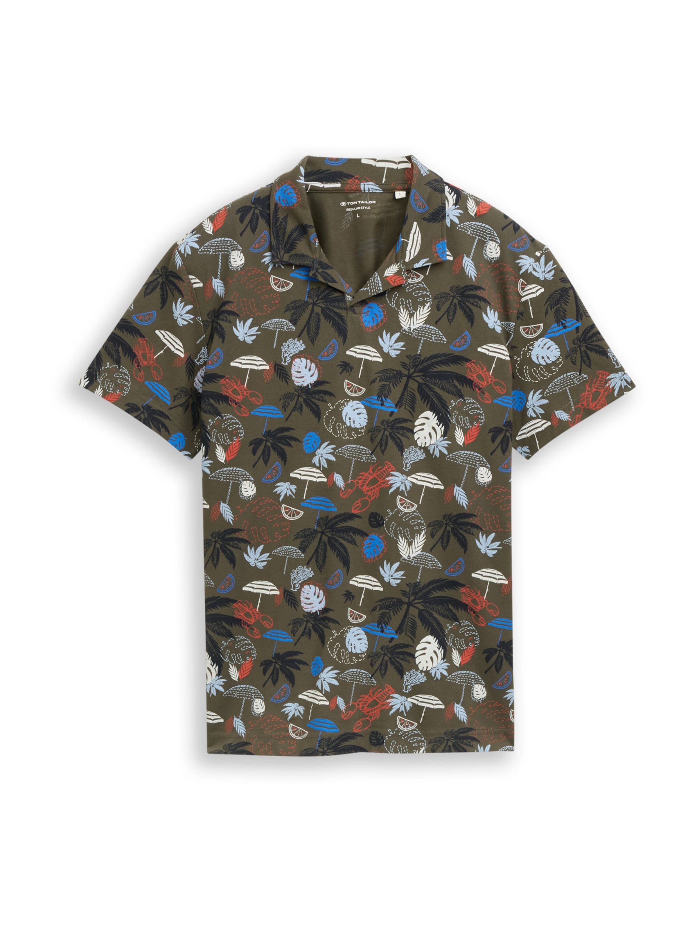 Regular fit Tricou de la TOM TAILOR pe verde: față
