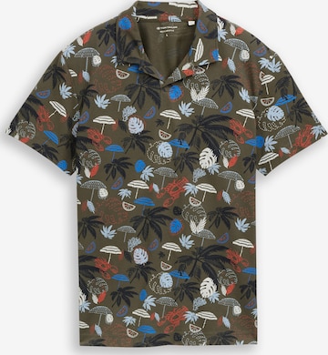 TOM TAILOR Regular Fit Paita värissä vihreä: etupuoli
