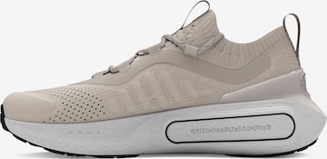 UNDER ARMOUR Sports shoe in Beige: front
