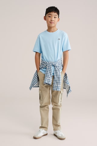 T-Shirt WE Fashion en bleu