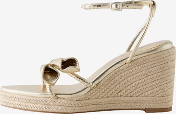 Next Sandalen met riem 'Forever Comfort' in Goud: voorkant